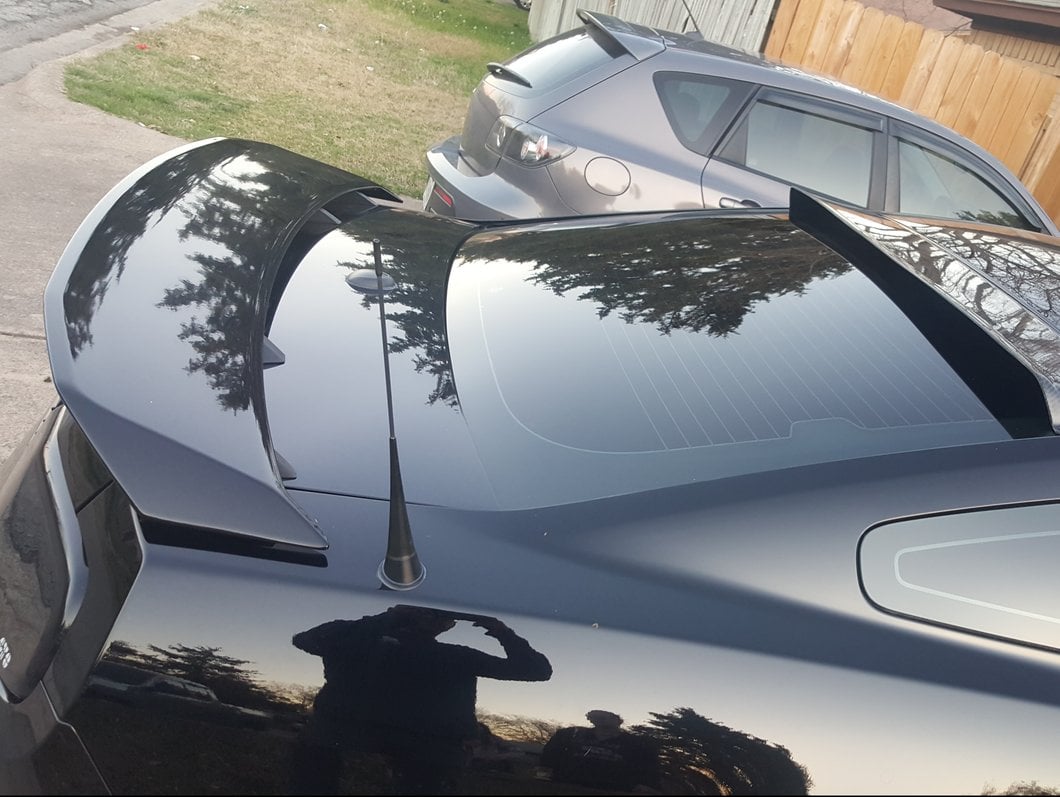 MMD Roof Spoiler; Carbon Fiber (05-14 Mustang Coupe)