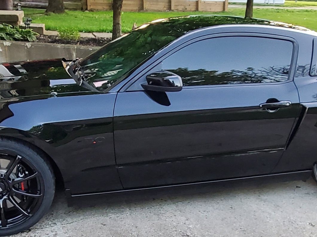 MMD Axim Gloss Black Wheel; Rear Only; 20x10; 45mm Offset (10-14 Mustang)