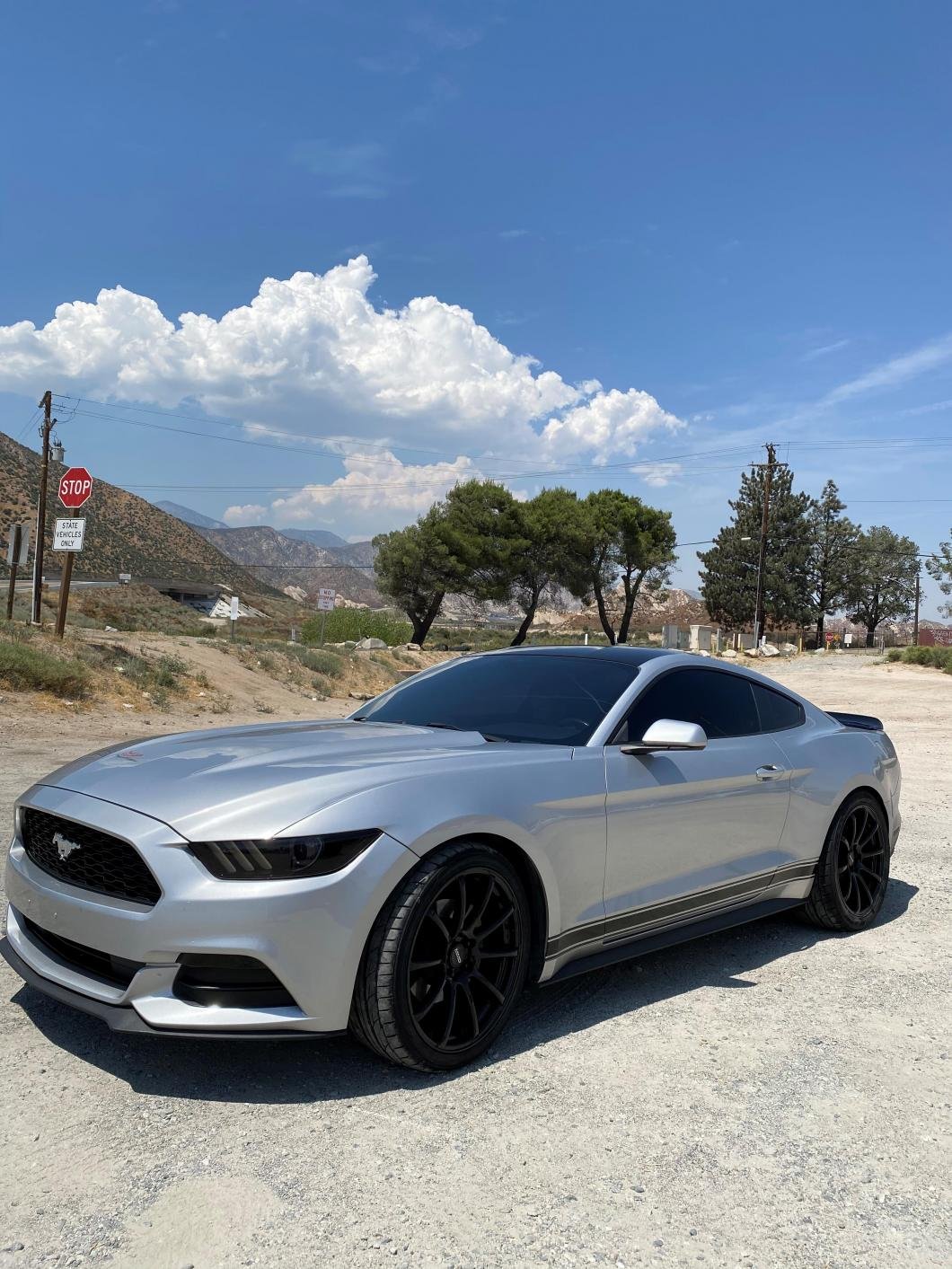 MMD Axim Gloss Black Wheel; Rear Only; 20x10; 45mm Offset (15-23 Mustang GT, EcoBoost, V6)