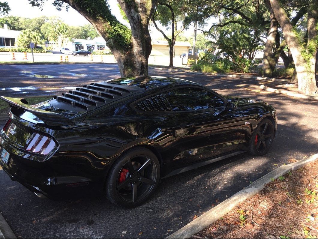 MMD 551C Matte Black Wheel; Rear Only; 20x10; 45mm Offset (15-23 Mustang GT, EcoBoost, V6)