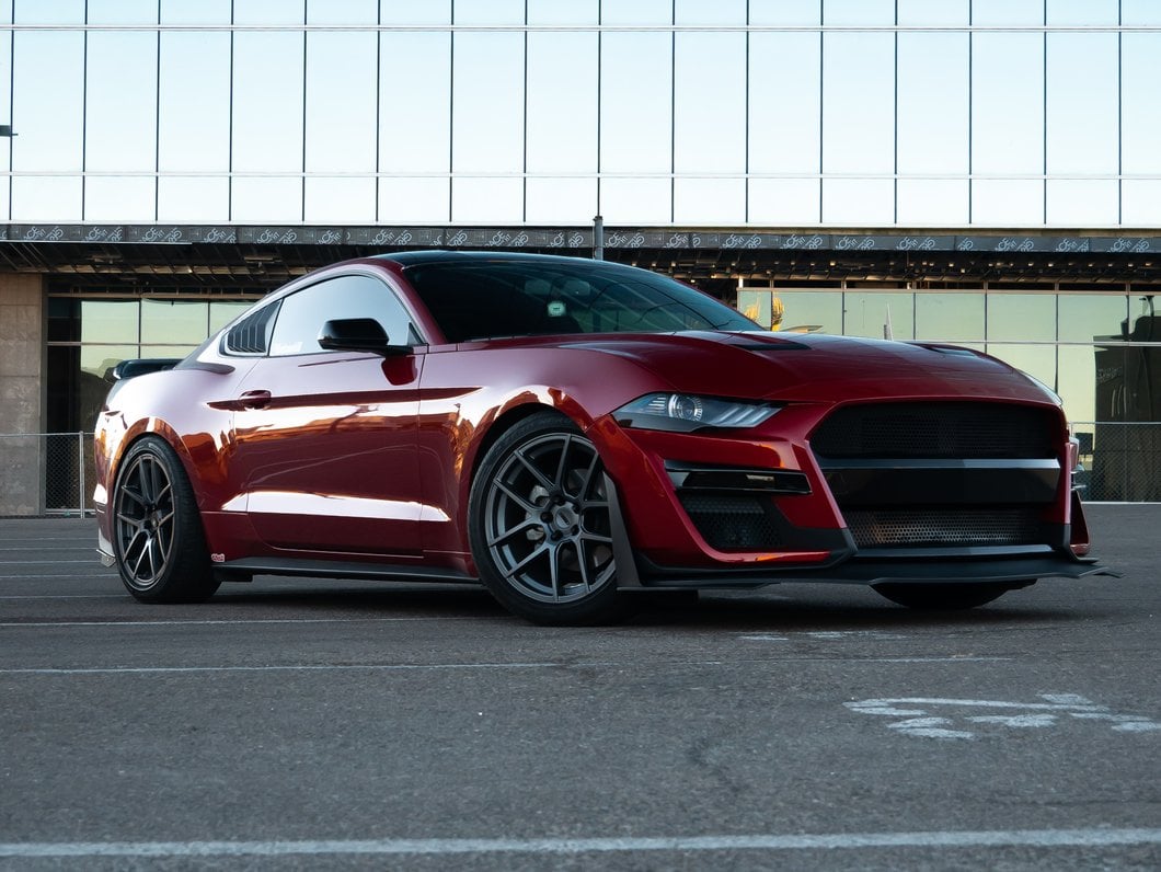 MMD Zeven Charcoal Wheel; 19x8.5; 35mm Offset (15-23 Mustang GT, EcoBoost, V6)