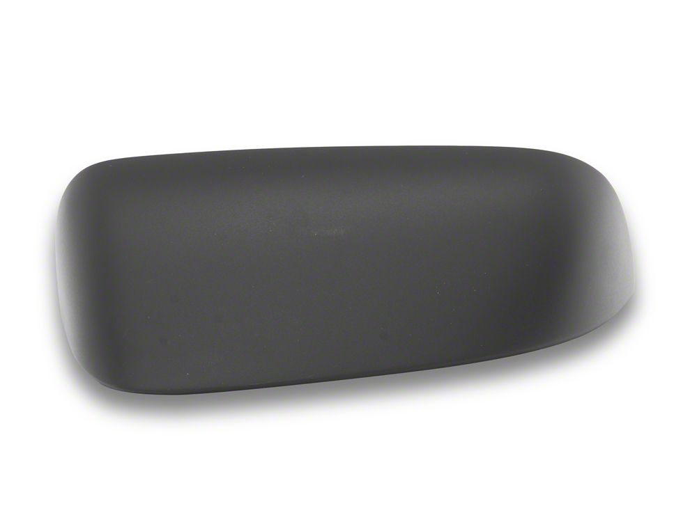 MMD Mirror Covers; Satin Black (05-09 Mustang)