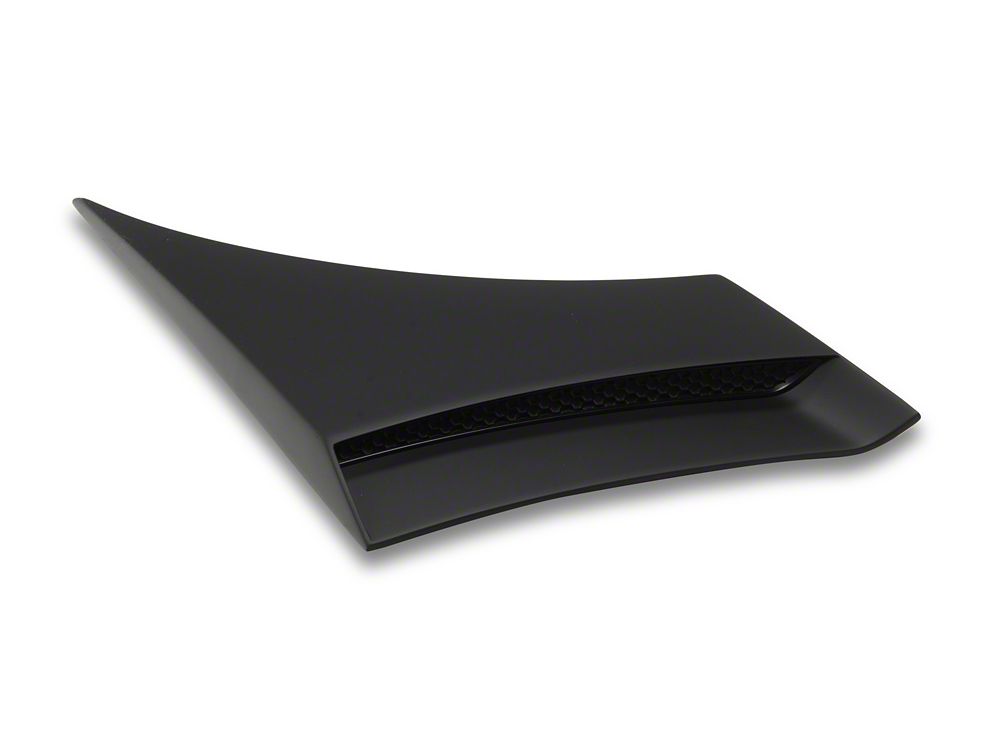 MMD Side Scoops; Satin Black (05-09 Mustang)