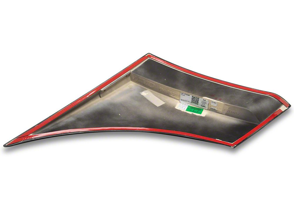 MMD Side Scoops; Satin Black (05-09 Mustang)