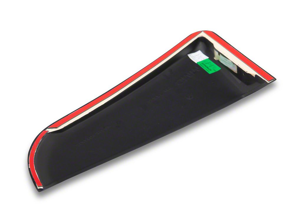 MMD Side Scoops; Satin Black (05-09 Mustang)