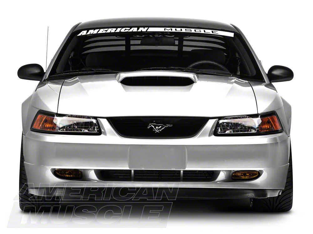MMD Hood Scoop; Unpainted (99-04 Mustang GT; 99-02 Mustang V6; 2001 Mustang Bullitt)