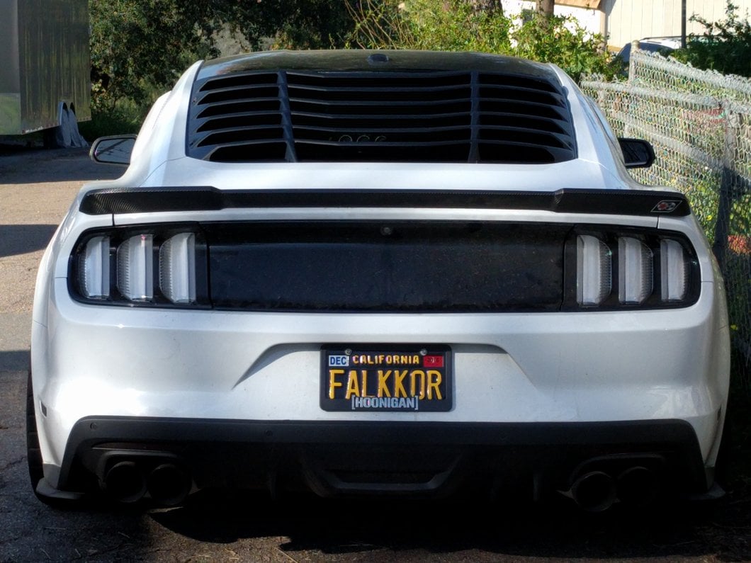 MMD ABS Rear Window Louvers (15-25 Mustang Fastback)