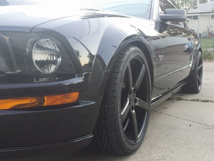 MMD 551C Matte Black Wheel; 20x8.5; 35mm Offset (05-09 Mustang)