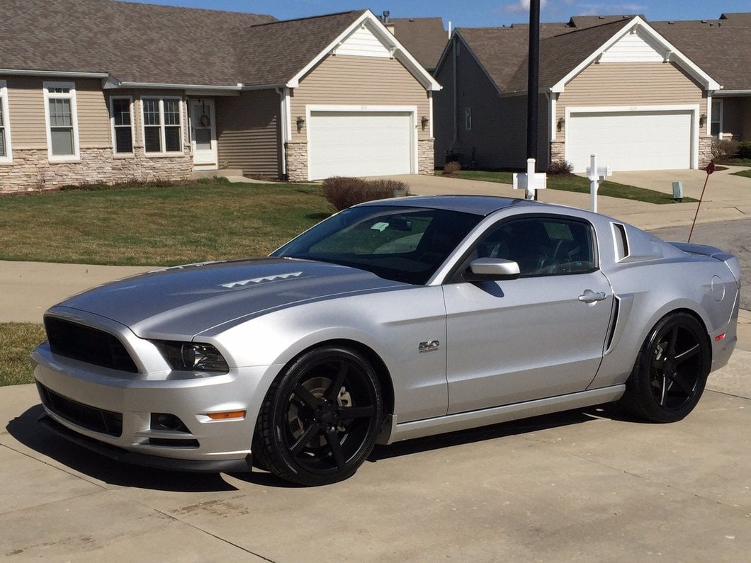 MMD 551C Matte Black Wheel; Rear Only; 20x10; 45mm Offset (10-14 Mustang)