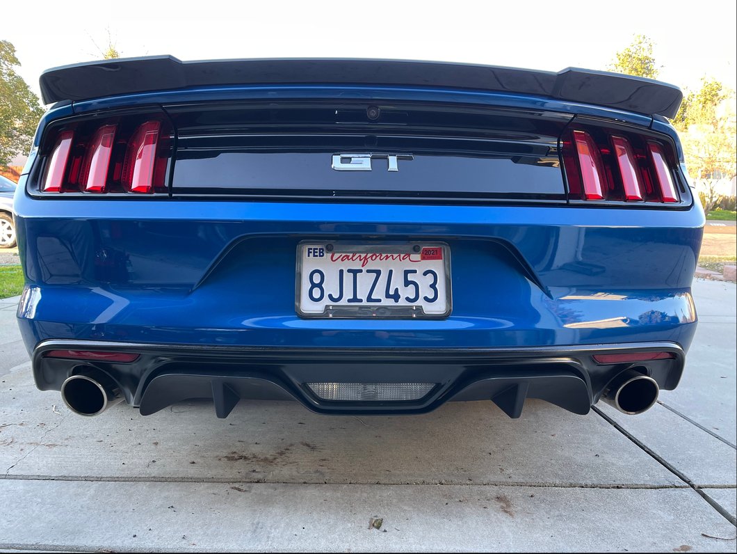 MMD Base Bumper Rear Diffuser (15-17 Mustang Non-Premium)