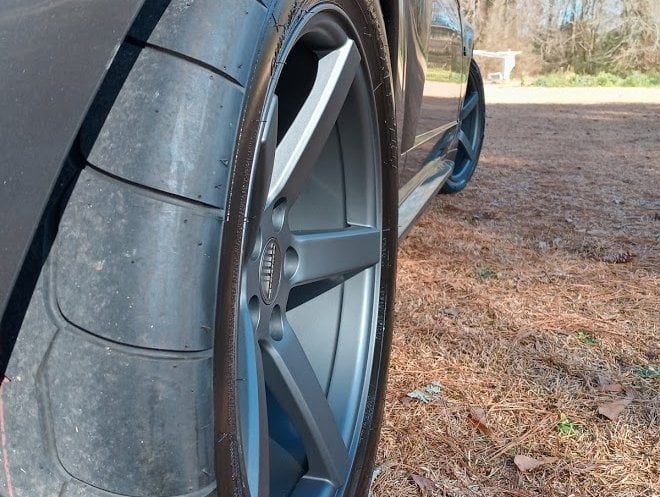 MMD 551C Charcoal Wheel; Rear Only; 20x10; 45mm Offset (05-09 Mustang)