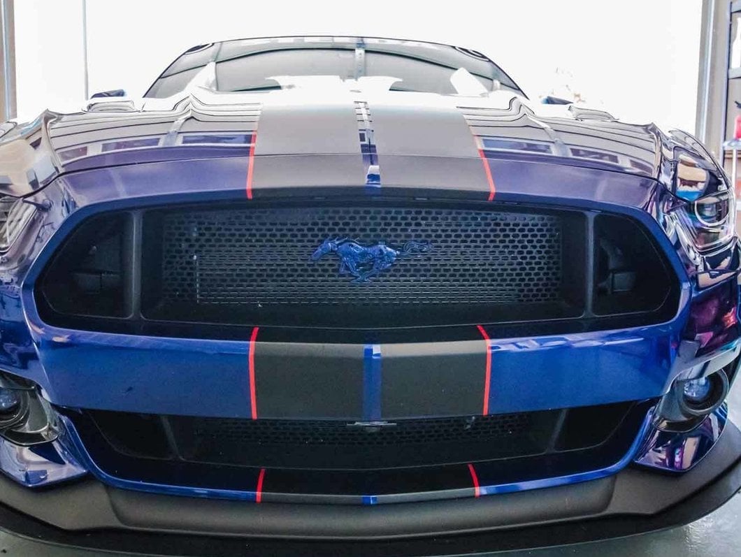 MMD Fog Light Surrounds; Carbon Fiber (15-17 Mustang GT, EcoBoost, V6)