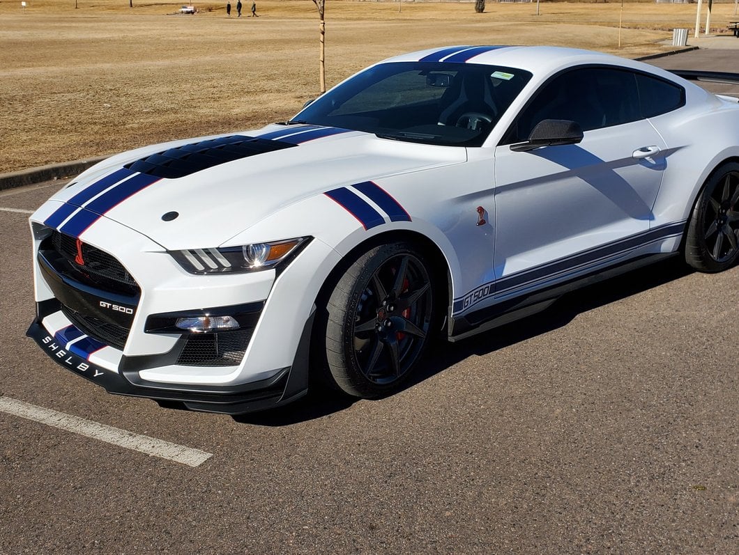 MMD Mirror Covers; Carbon Fiber (15-23 Mustang w/ Mirror Signals)