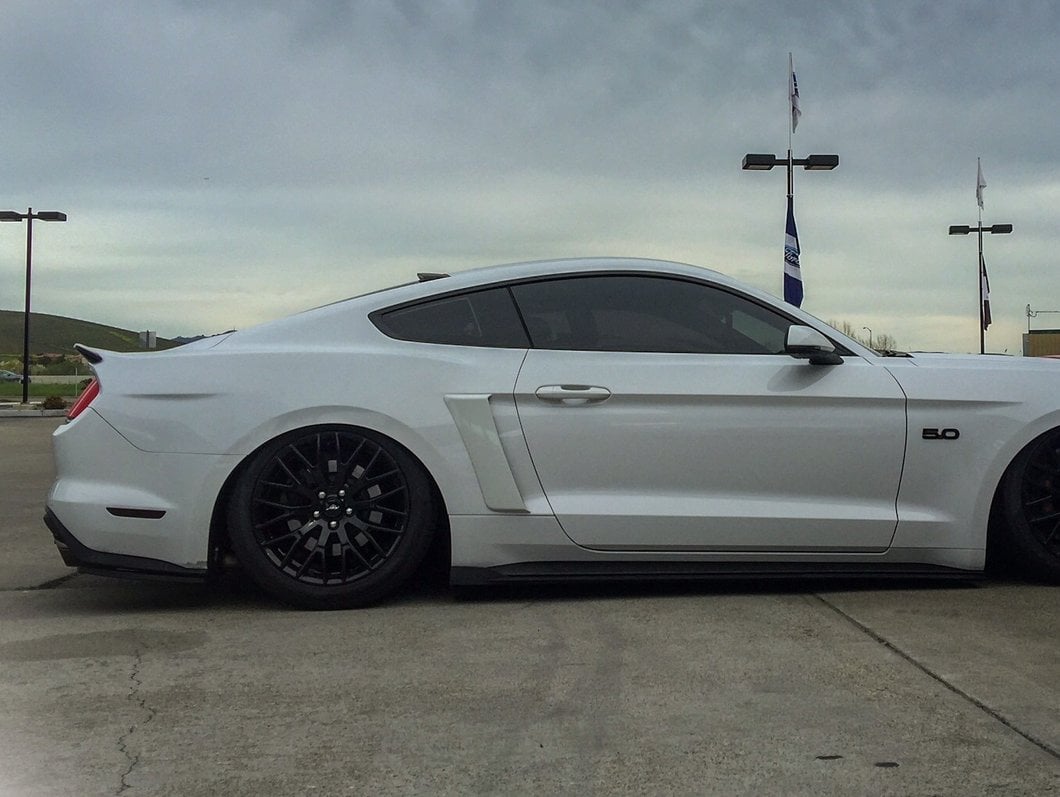 MMD Roof Spoiler; Matte Black (15-23 Mustang Fastback)
