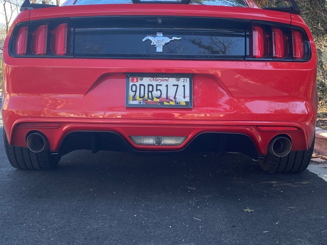 MMD Base Bumper Rear Diffuser (15-17 Mustang Non-Premium)