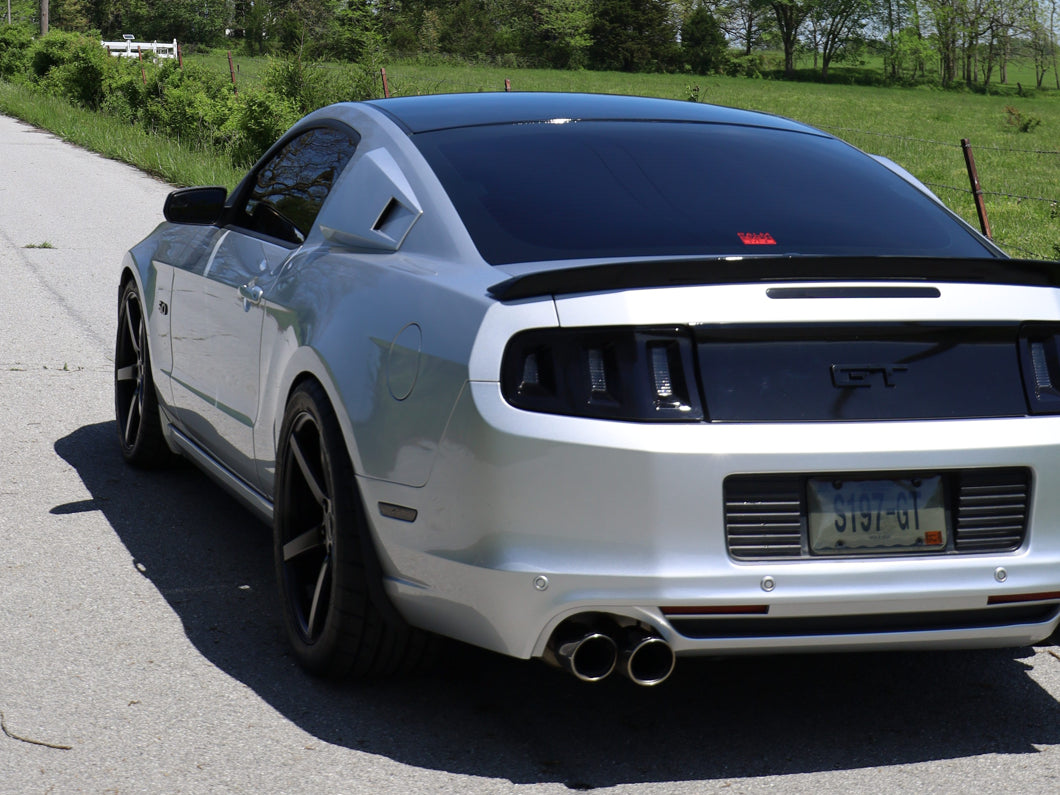 Staggered MMD 551C Matte Black 4-Wheel Kit; 20x8.5/20x10; 35mm Offset (10-14 Mustang)