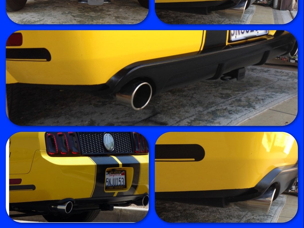 MMD by FOOSE Rear Valance Diffuser (05-09 Mustang GT)