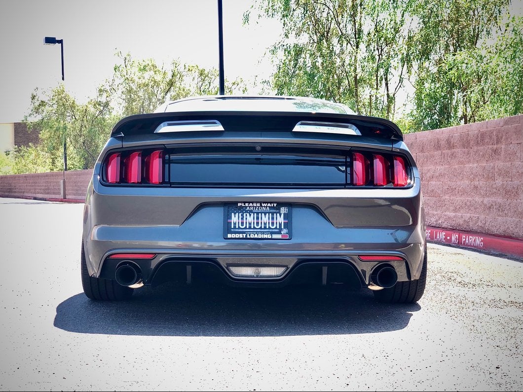 MMD Base Bumper Rear Diffuser (15-17 Mustang Non-Premium)