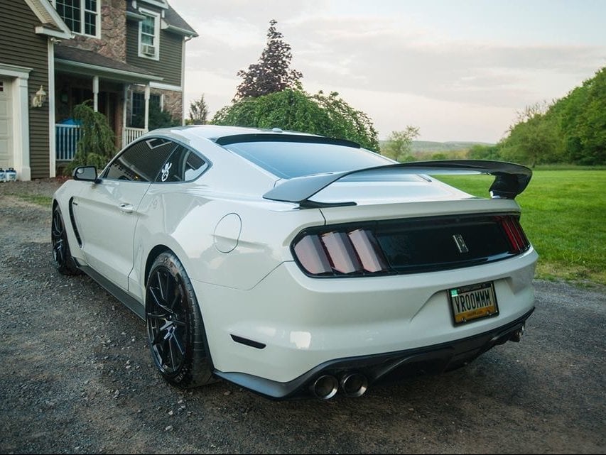 MMD Roof Spoiler; Matte Black (15-23 Mustang Fastback)
