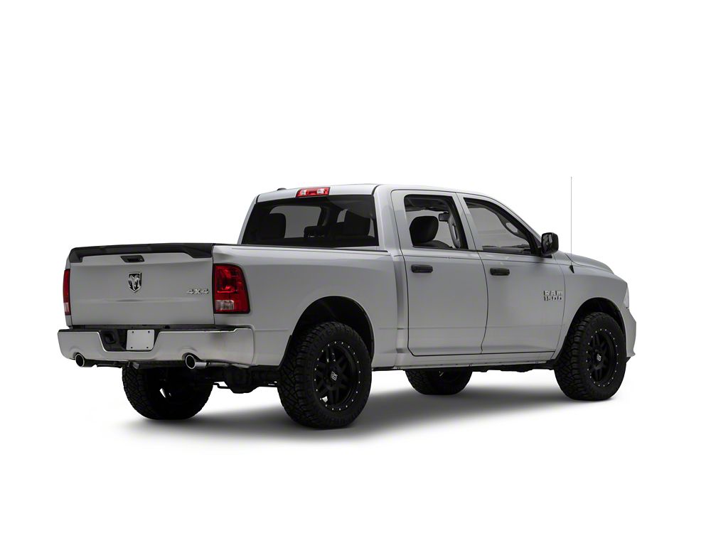 MMD Tailgate Spoiler; Satin Black (13-18 RAM 1500)