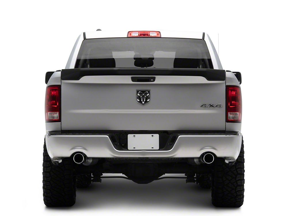 MMD Tailgate Spoiler; Satin Black (13-18 RAM 1500)