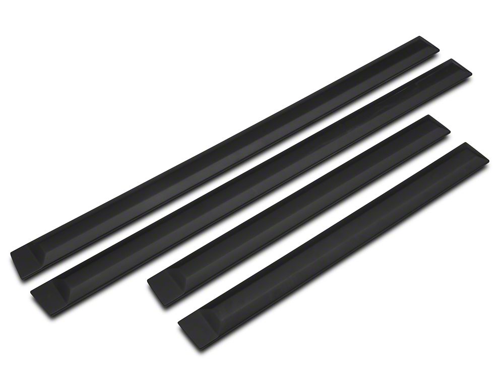 MMD Rugged Look Body Side Moldings; Matte Black (14-18 Silverado 1500 Double Cab, Crew Cab)