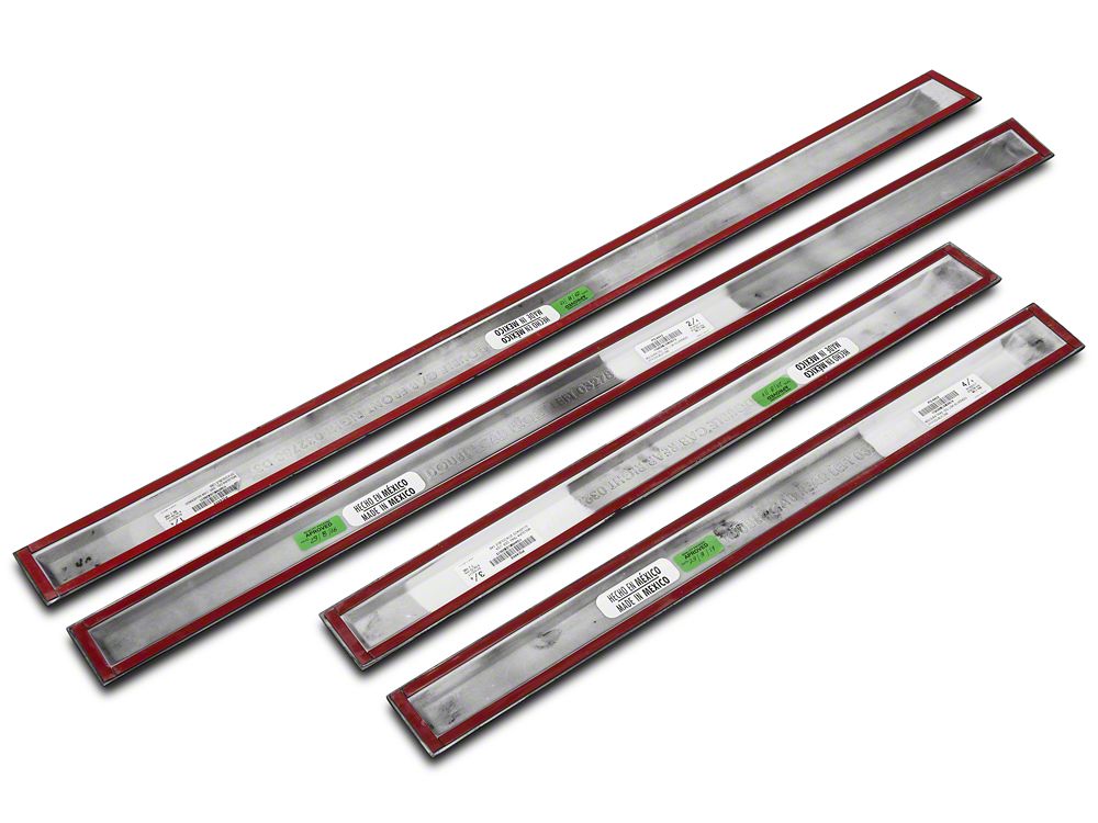 MMD Rugged Look Body Side Moldings; Matte Black (14-18 Silverado 1500 Double Cab, Crew Cab)