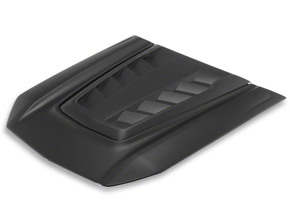 MMD Hood Scoop; Satin Black (19-21 Silverado 1500; 2022 Silverado 1500 LTD)