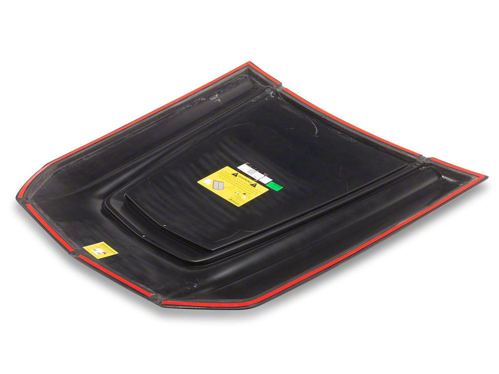 MMD Hood Scoop; Satin Black (19-21 Silverado 1500; 2022 Silverado 1500 LTD)