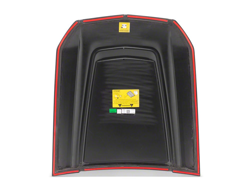 MMD Hood Scoop; Satin Black (19-21 Silverado 1500; 2022 Silverado 1500 LTD)