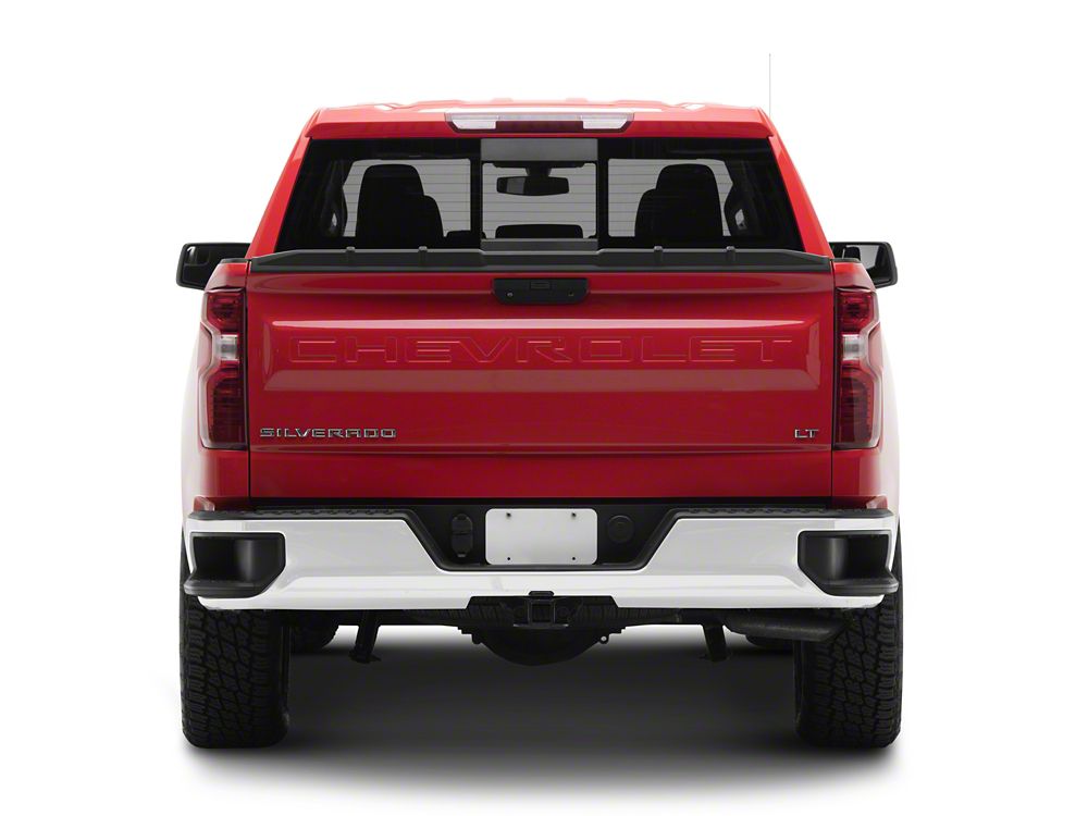 MMD Tailgate Spoiler; Satin Black (19-25 Silverado 1500 w/o MultiFlex Tailgate)