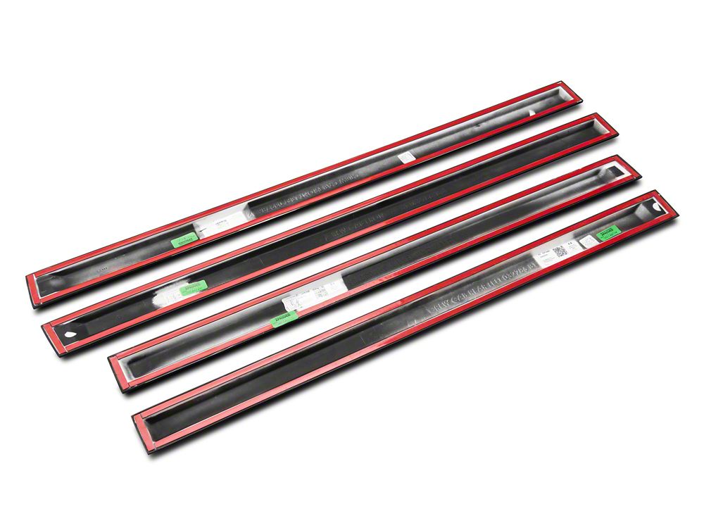 MMD Rugged Look Body Side Moldings; Matte Black (14-18 Sierra 1500 Double Cab, Crew Cab)