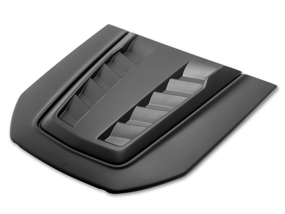 MMD Hood Scoop; Satin Black (19-21 Sierra 1500; 2022 Sierra 1500 Limited)
