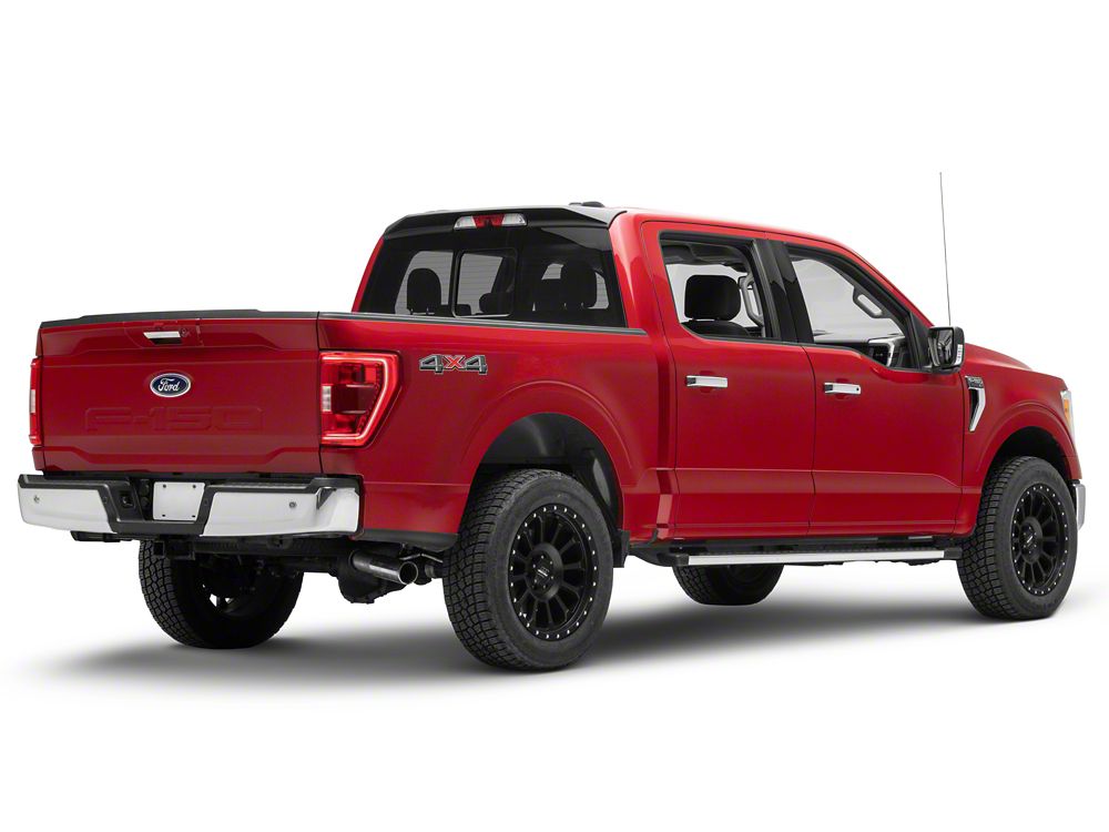 MMD Cab Spoiler; Satin Black (21-25 F-150)