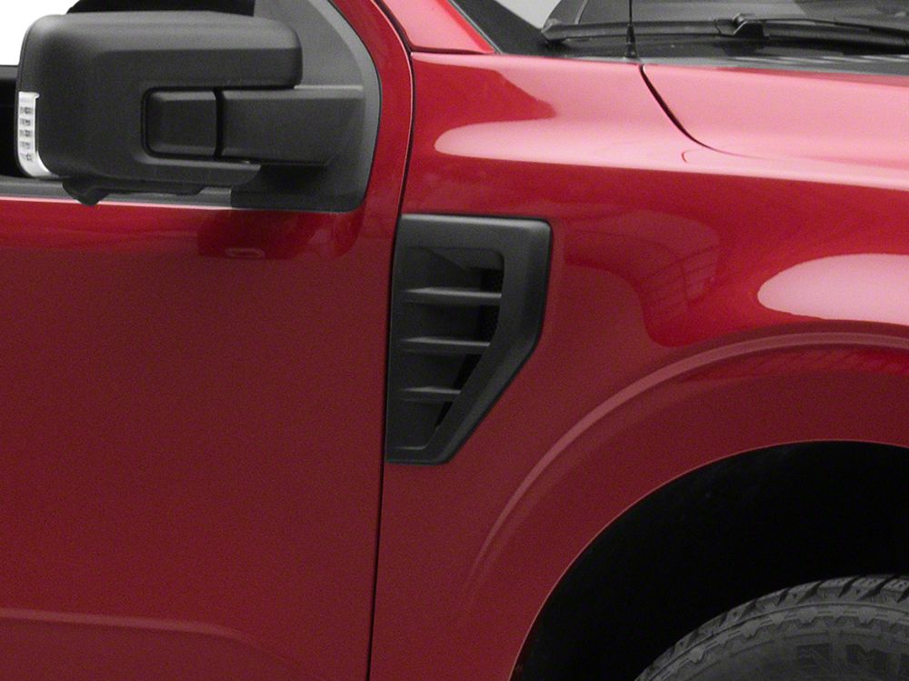 MMD Fender Vents; Satin Black (21-25 F-150, Excluding Raptor)