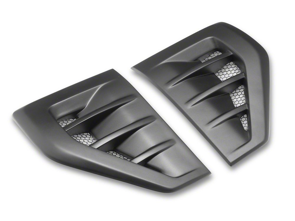 MMD Fender Vents; Satin Black (21-25 F-150, Excluding Raptor)