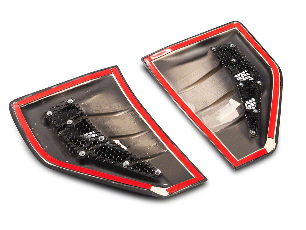 MMD Fender Vents; Satin Black (21-25 F-150, Excluding Raptor)