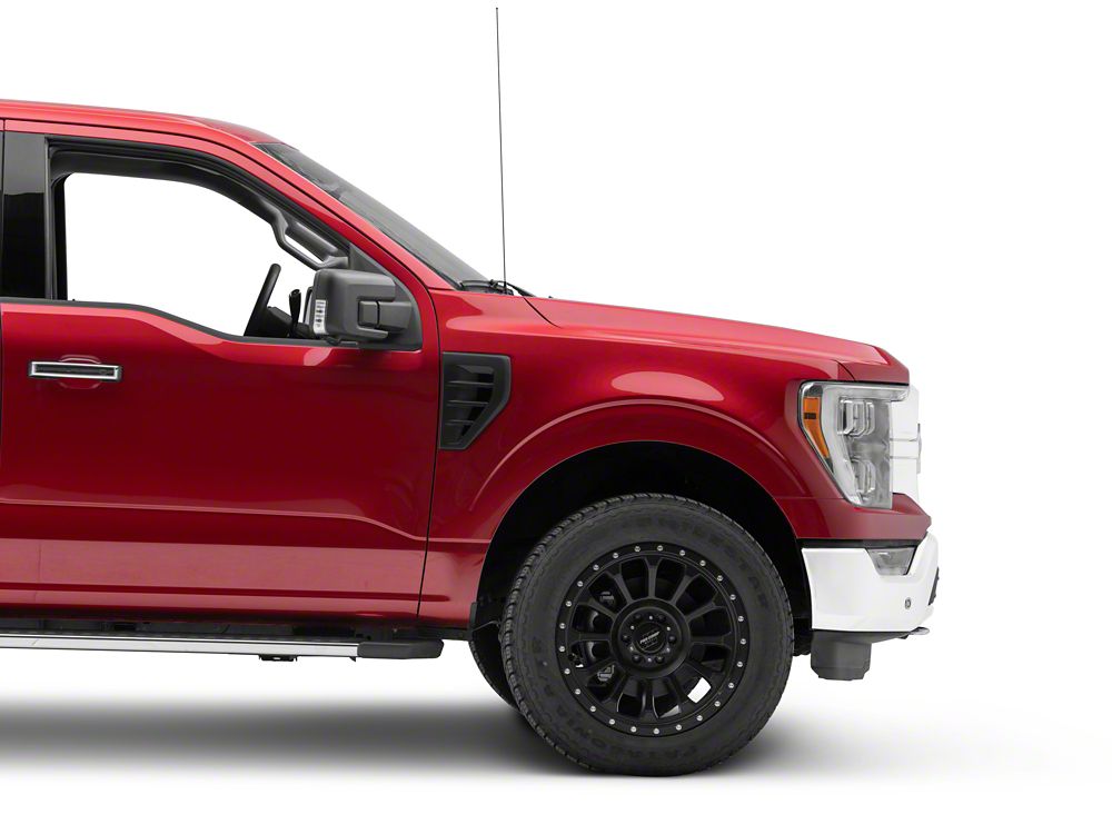 MMD Fender Vents; Satin Black (21-25 F-150, Excluding Raptor)