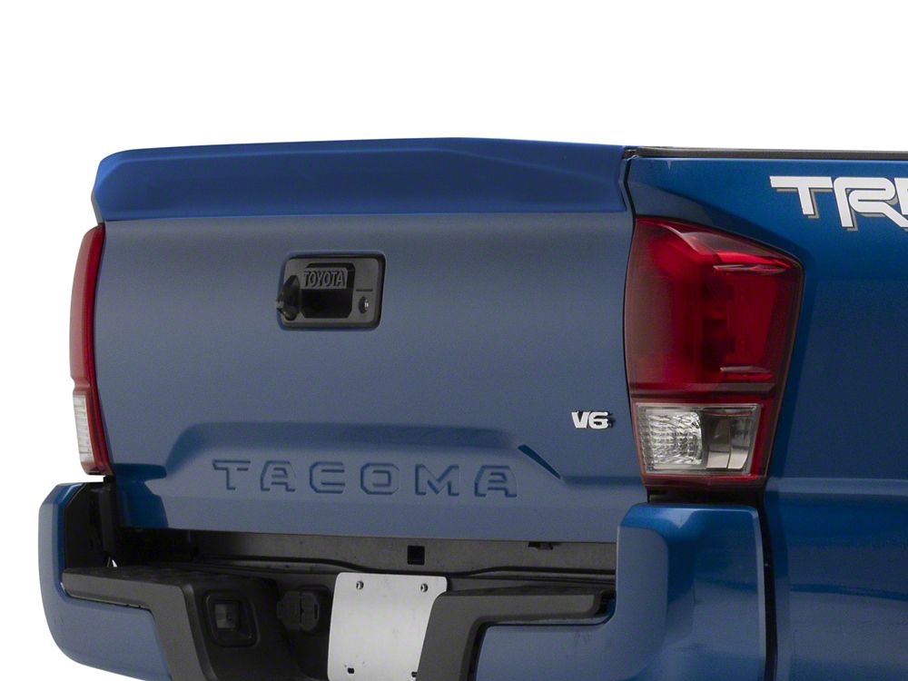 MMD Tailgate Spoiler; Satin Black (16-23 Tacoma)