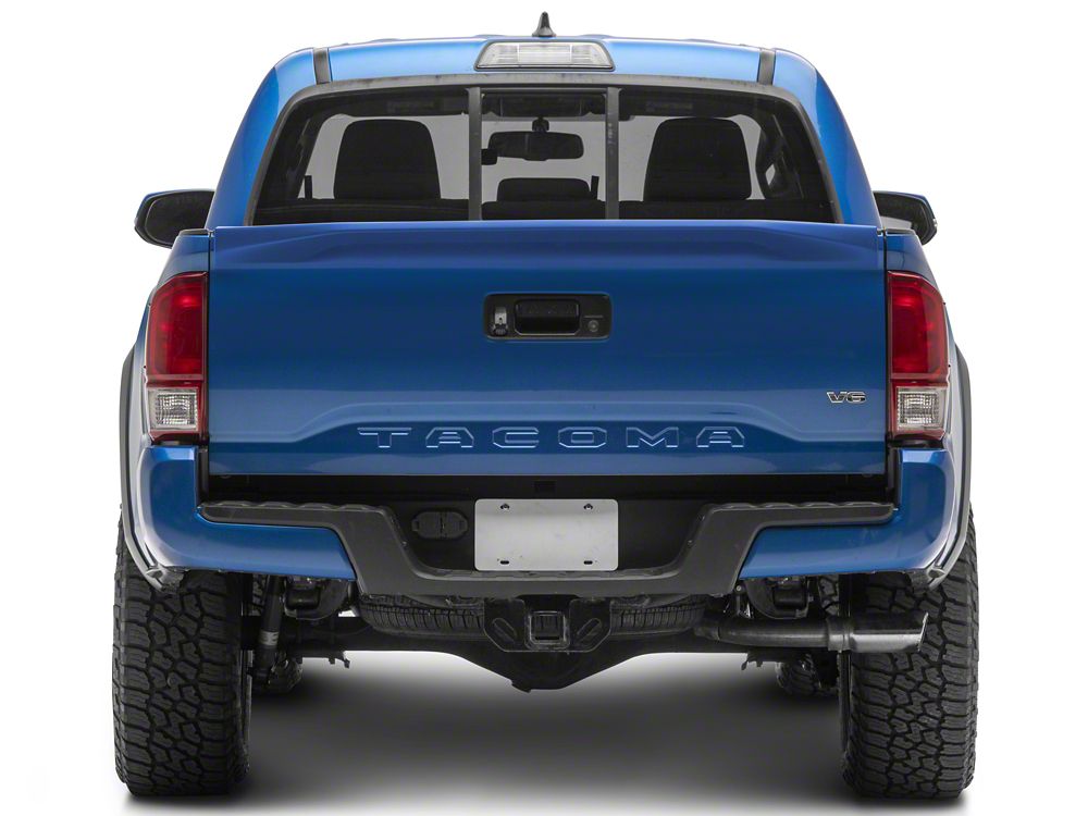 MMD Tailgate Spoiler; Satin Black (16-23 Tacoma)