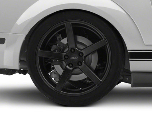MMD 551C Matte Black 4-Wheel Kit; 20x8.5; 35mm Offset (05-09 Mustang)