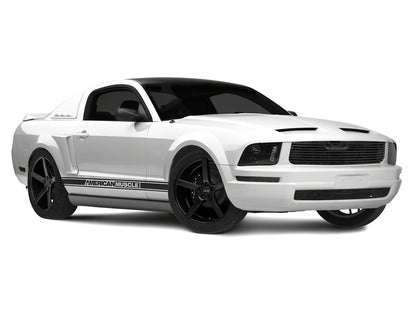 MMD 551C Matte Black 4-Wheel Kit; 20x8.5; 35mm Offset (05-09 Mustang)
