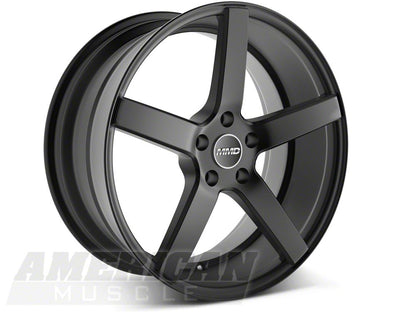 MMD 551C Matte Black Wheel; Rear Only; 20x10; 45mm Offset (15-23 Mustang GT, EcoBoost, V6)