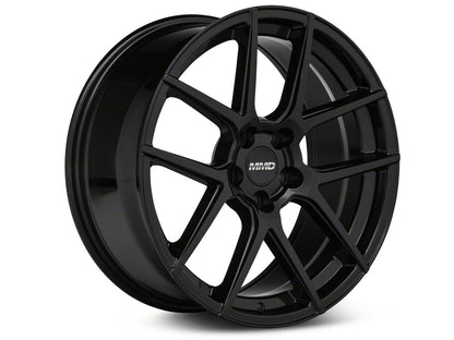 MMD Zeven Gloss Black Wheel; 19x8.5; 35mm Offset (15-23 Mustang GT, EcoBoost, V6)