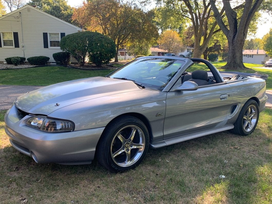 MMD Styling Bar; Charcoal (94-98 Mustang Convertible)