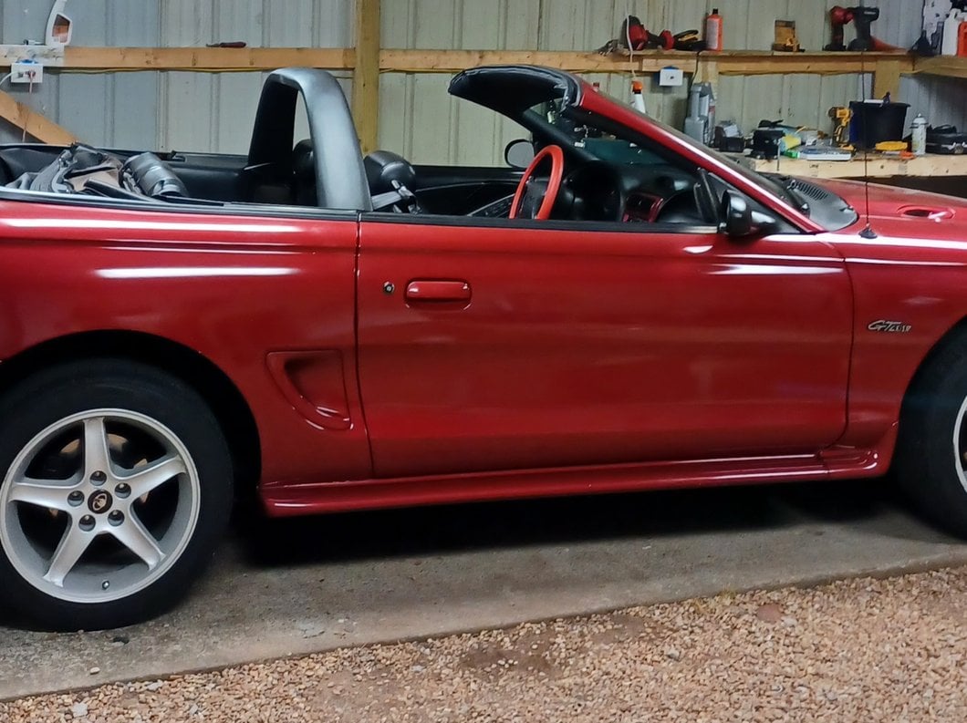 MMD Styling Bar; Charcoal (94-98 Mustang Convertible)