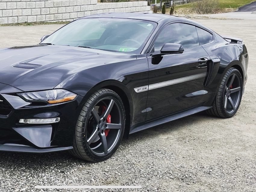 MMD 551C Charcoal Wheel; Rear Only; 20x10; 45mm Offset (15-23 Mustang GT, EcoBoost, V6)