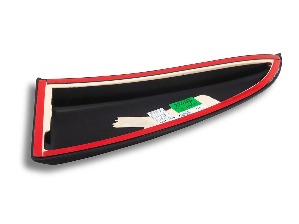 MMD Side Scoops; Satin Black (10-14 Mustang)