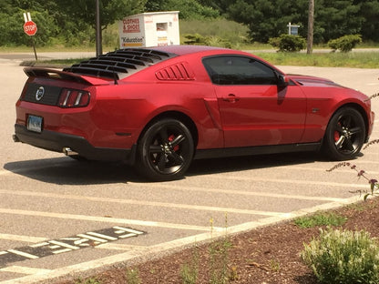 MMD ABS Rear Window Louvers (10-14 Mustang Coupe)