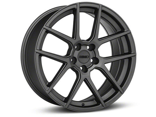 MMD Zeven Charcoal Wheel and Mickey Thompson Tire Kit; 19x8.5 (15-23 Mustang GT, EcoBoost, V6)